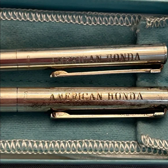 Vintage Tiffany & Co. Sterling Silver T Clip Pen 20th Anniversary American Honda - Picture 4 of 8